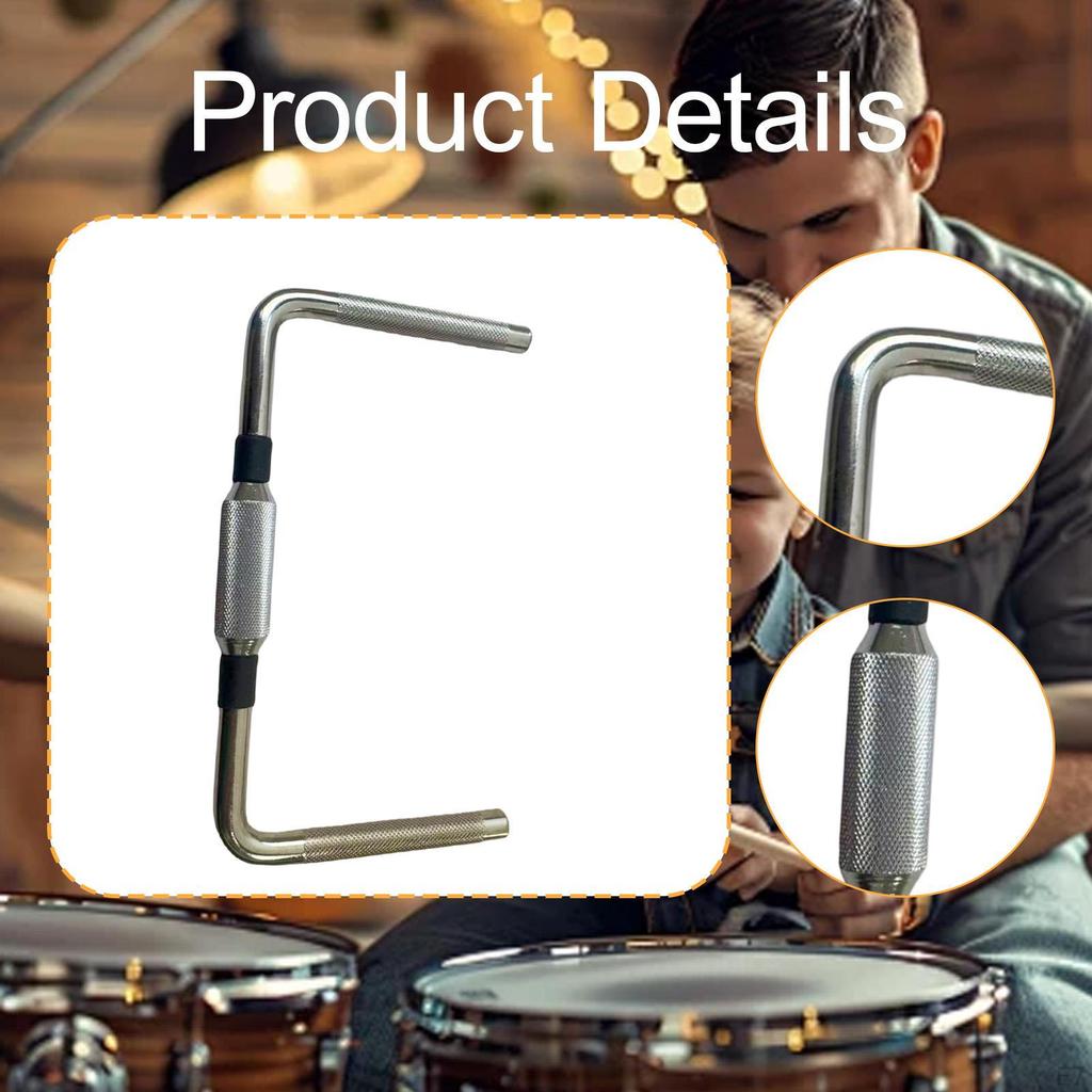 Adjustable Rack Clamp for Drum Stands, Cymbal Holders, Double L-, Holders; Zinc Alloy Design;