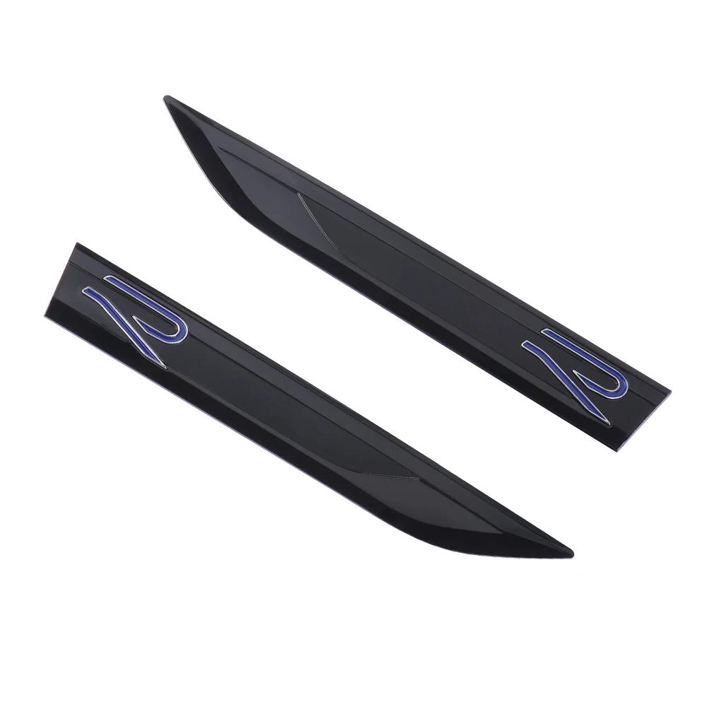 

2025 Hot 2Pcs ABS Logo Car Wing Right & Left Side Badge Fender Sticker For Volkswagen Polo GTI Bora R line Jetta Golf 7 8 Tharu