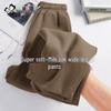 Women's High-Waist Straight Wide-Leg Drawstring Pants