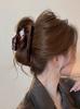 Pinza de Garra para el Cabello con Letras Z para Mujer Pinza Geométrica de Arco Pinzas para el Cabello Pinza Simple Vintage Accesorios Elegantes para el Cabello para Mujer