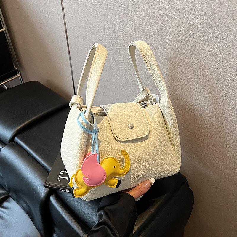 

Handbag bag women s new summer versatile fashion shoulder bucket bag high-end commuter messenger bag білий