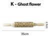 Wooden Christmas Rolling Pins Rock Snowflake Elk Embossing Baking Tool Cookies Biscuit Fondant Cake Patterned Roller Dropship