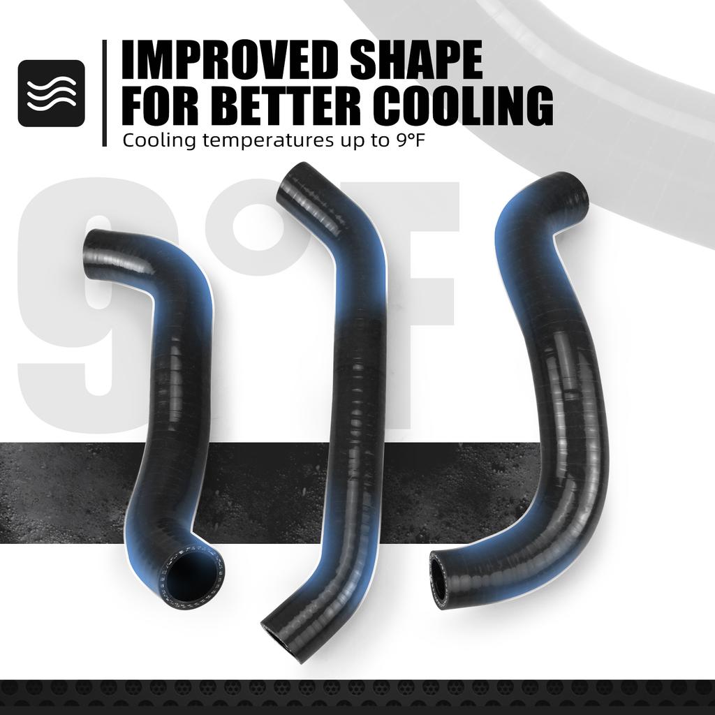 NICECNC For KTM EXC 250F EXCF 350 2024 SXF 250 SX-F 350 2023-2024 Radiator Coolant Hose Kit For Husqvarna FE 350 FC 250 FC 350