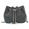 Fashion Trend Small Bag Women's Autumn New Bright Diamond Messenger Bag Chain Bucket Bag