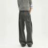 Silhouette Trousers Men's Three-dimensional I-pleated A-shaped Scimitar Trousers Loose Pendant High-end Casual Trousers