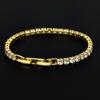 Gold/ Silver Color 4mm Tennis Bracelets with Extender Multicolor Cubic Zirconia Bracelet for Women Minimalist Jewelry Adjustable