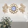 New Three-piece Clock Set, Living Room Wall Clock, Light Luxury Clock, Silent Home Wall Clock, Porch Pendant, Chinese Style
