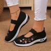 Damen Slip-On Bequeme Schuhe mit weicher Sohle für ältere Menschen, rutschfeste Sommerschuhe