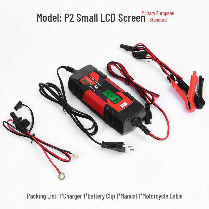

Smart Motorcycle Lead-Acid Battery Charger CN plug (adapter included)