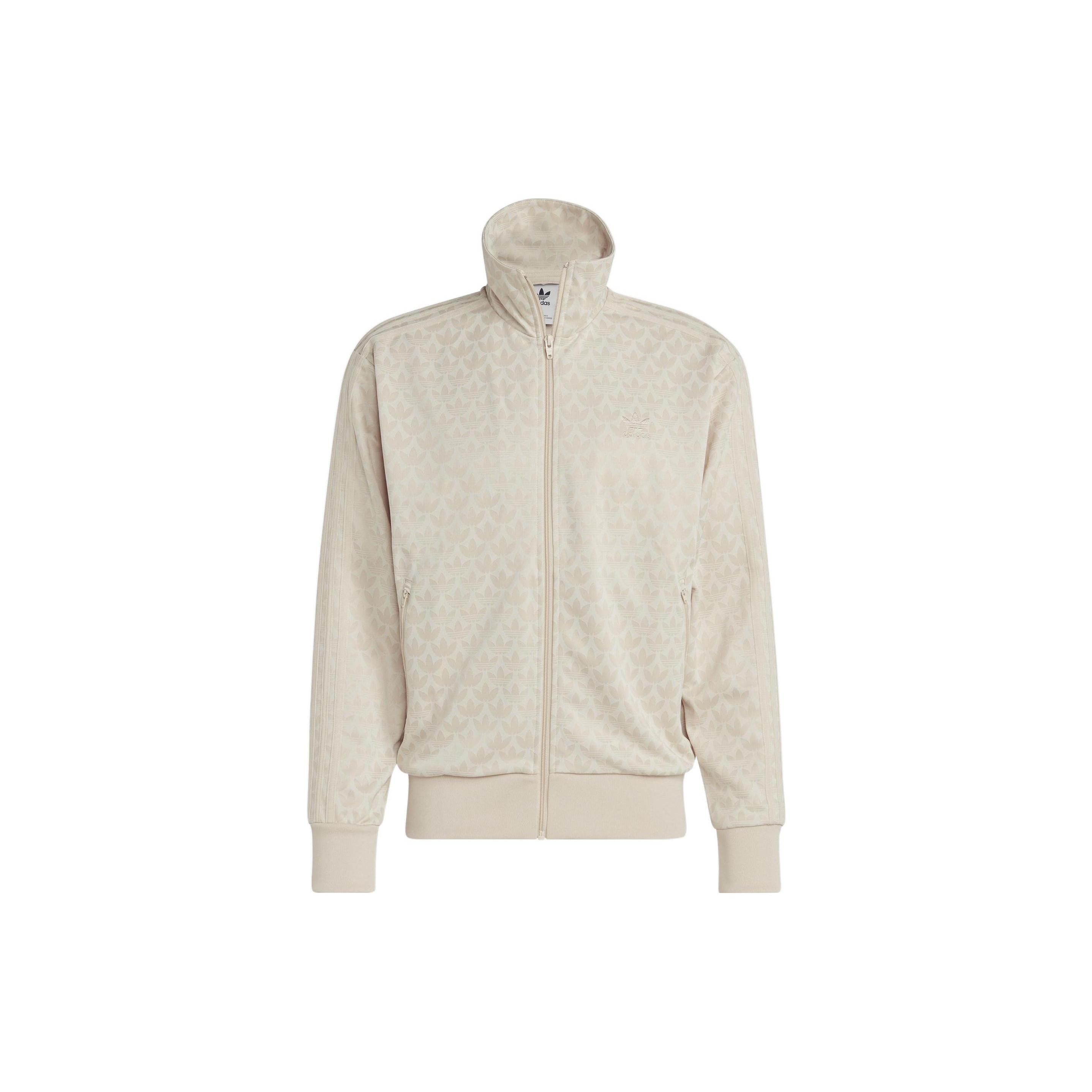 adidas Graphic Monogram Track Jacket Asia Sizing Sand Strata Men s HZ4154 L