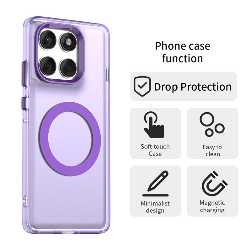 For Motorola Edge 60 Pro Case Motorola Edge 60 Pro Cover Magnetic Matte Bumper Protective Phone Cases On Moto Edge 60 Pro Funda