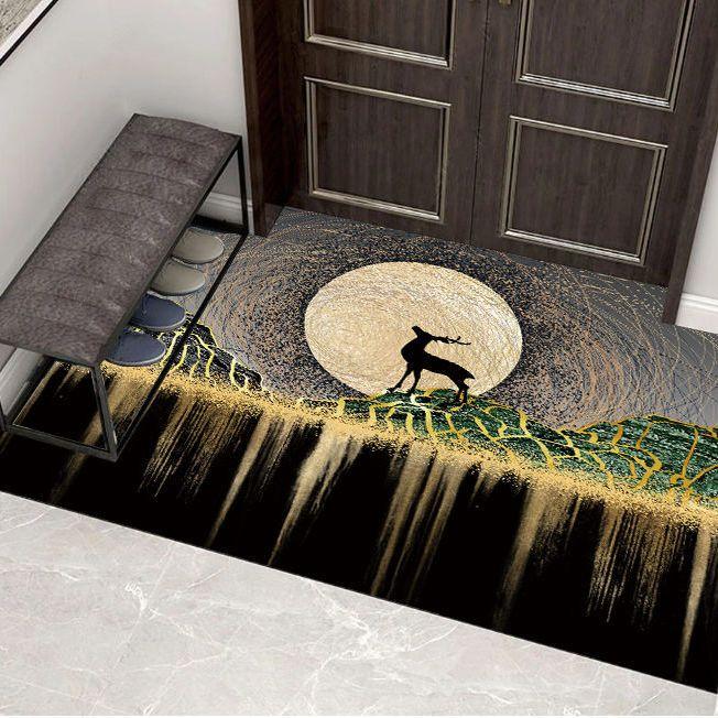 Entrance Mat Floor Mats Non-Slip Back Rubber Welcome Doormat Bathroom Kitchen Mat