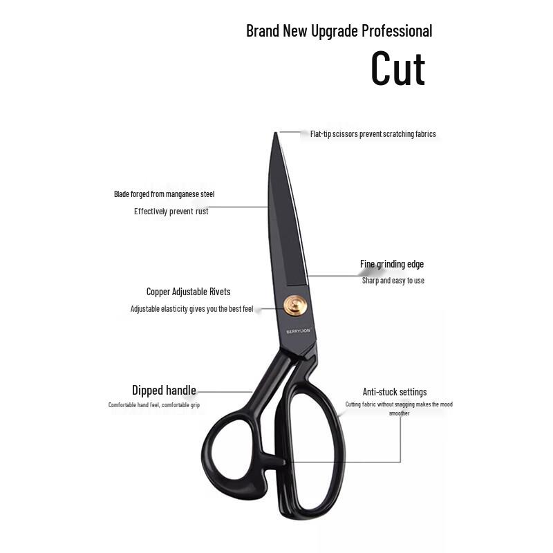 Berry Lion Manganese Steel Tailor Scissors