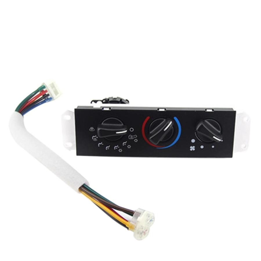 HVAC A/C & Heater Control Panel with Blower Motor Switch for Jeep Wrangler 99-04