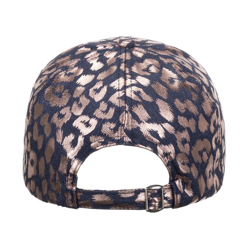 Women's Leopard Print Baseball Cap Spring Summer Color Letter Sun Hat Ponytail Panama Cap Visor Hats Snapback Hat