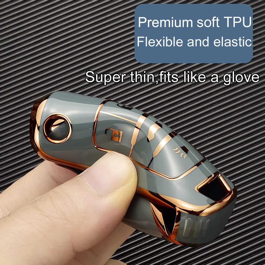 Do etui na kluczyk do Chevroleta z brelokiem, etui na kluczyk z TPU Premium z pełną ochroną do Chevroleta Equinox Camaro Cruze Malibu Sonic Buick Terrain