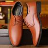 Leather Shoes Men's Shoes Business Dress Shoes Soft-soled Non-slip Shoes