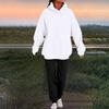 Women's Fashion Casual Solid Color Loose Hooded Sweatshirt Suit