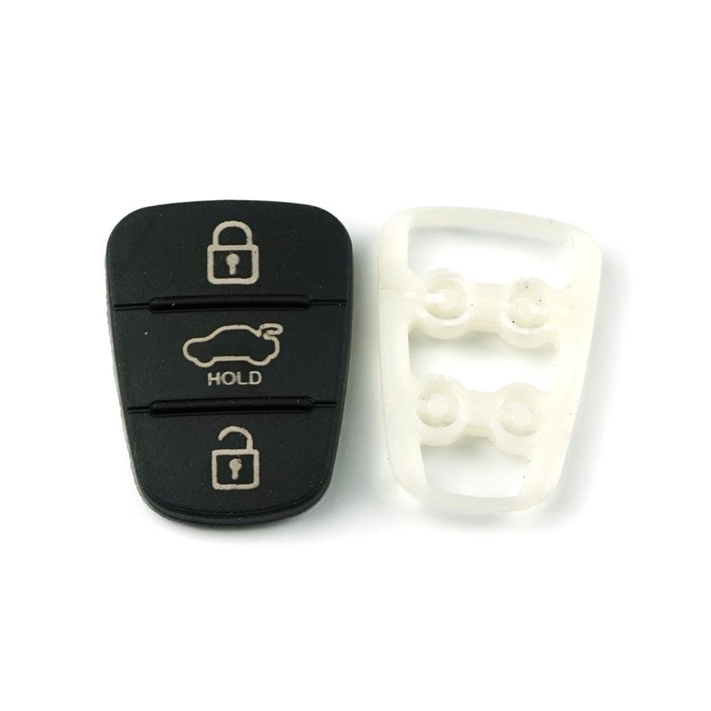 BDP1123 Rubber Pad 3 Button Flip Car Remote Key Case Cover For Hyundai Tucson IX35 I10 I20 I30 Solaris Kia Rio Ceed K5 Sportage