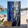 Italy Football Print Beach Towel Quick Dry Super Absorbent Soft Bath Towel for Swimming Beach Travel Fan Souvenir Gift