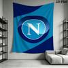 Napoli Wall Tapestry Aesthetic Wall Hanging Printed Fabric Blanket Decorative Tapestries for Bedroom Living Room Home Decor