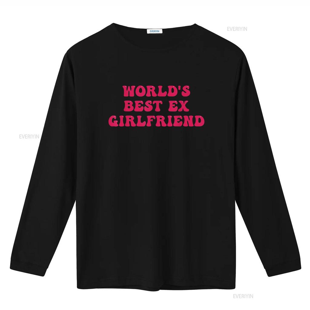 World S Best Ex Girlfriend Funny Trendy Gf Women Girls T Shirt vintage Washed Soft Top For Everyday Wear Breathable Stylish