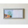Window-Like Daily Life Calendar 2022 Desk and Wall Calendar with Paper Frame and Japanese Short Essays