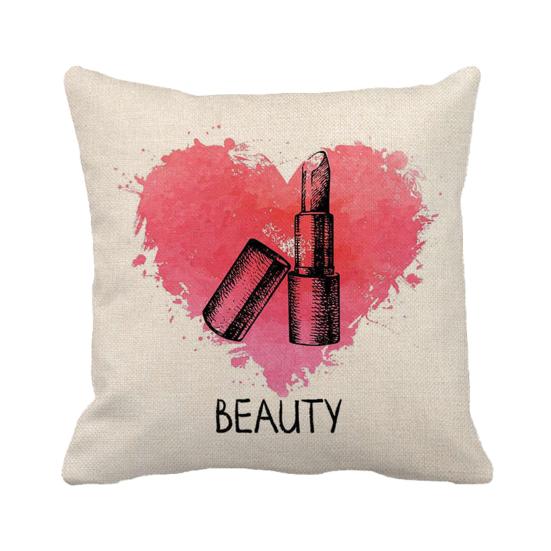 Pillow Case Comfortable Feeling Decorative Dustproof Stylish Love Cushion Cover Happy Valentine's Day Decoration for Bedroom