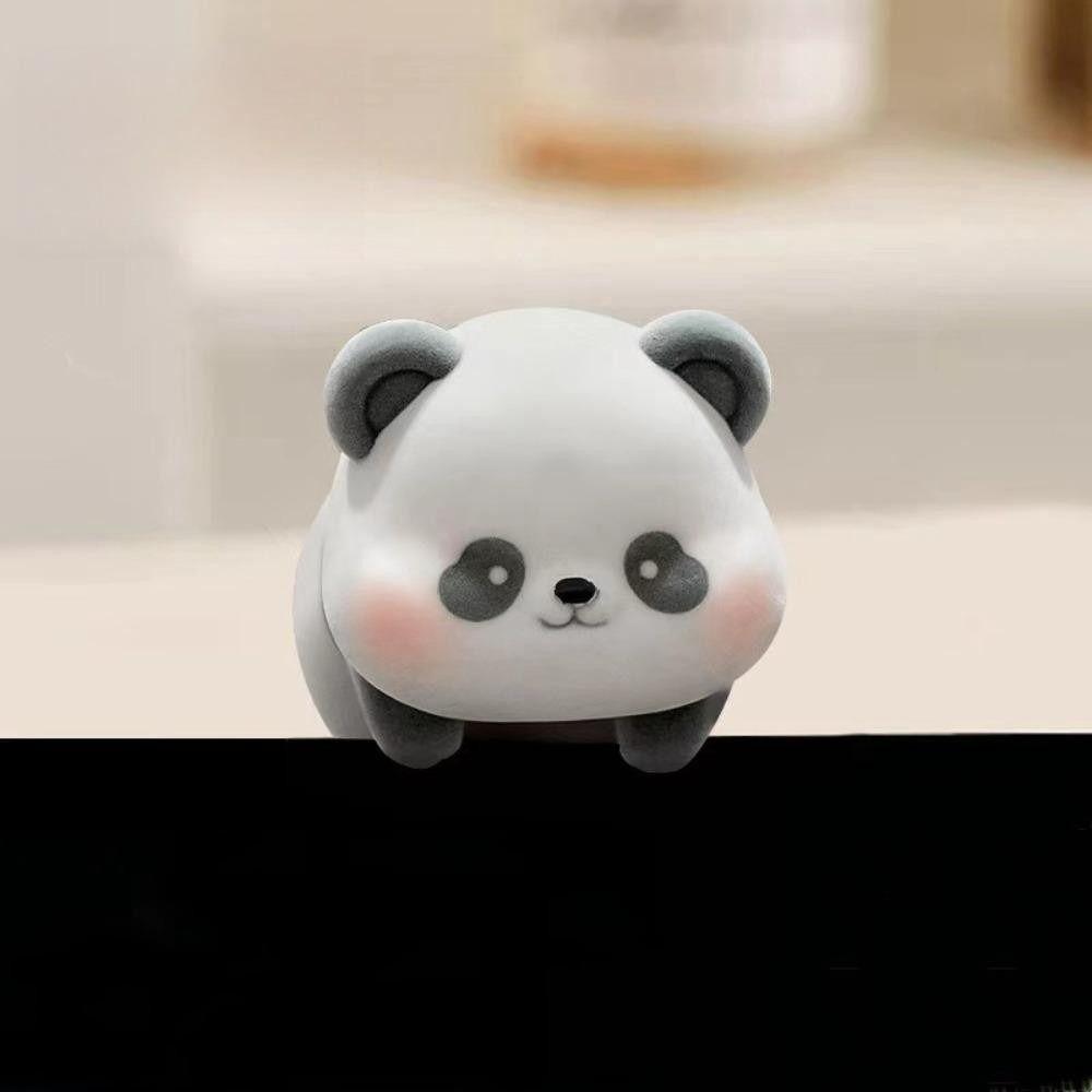 Animal Model Computer Monitor Topper Flocking Center Console Doll  Desk Decoration