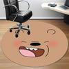 1pc We Bare Bears Office Round Area Rug, Under Office Chairs Bedroom Living Room Home Decor  a1022200