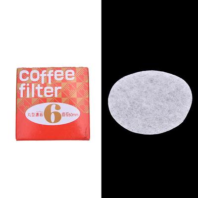 100Pcs por pacote de filtros de substituição para cafeteira de papel WV