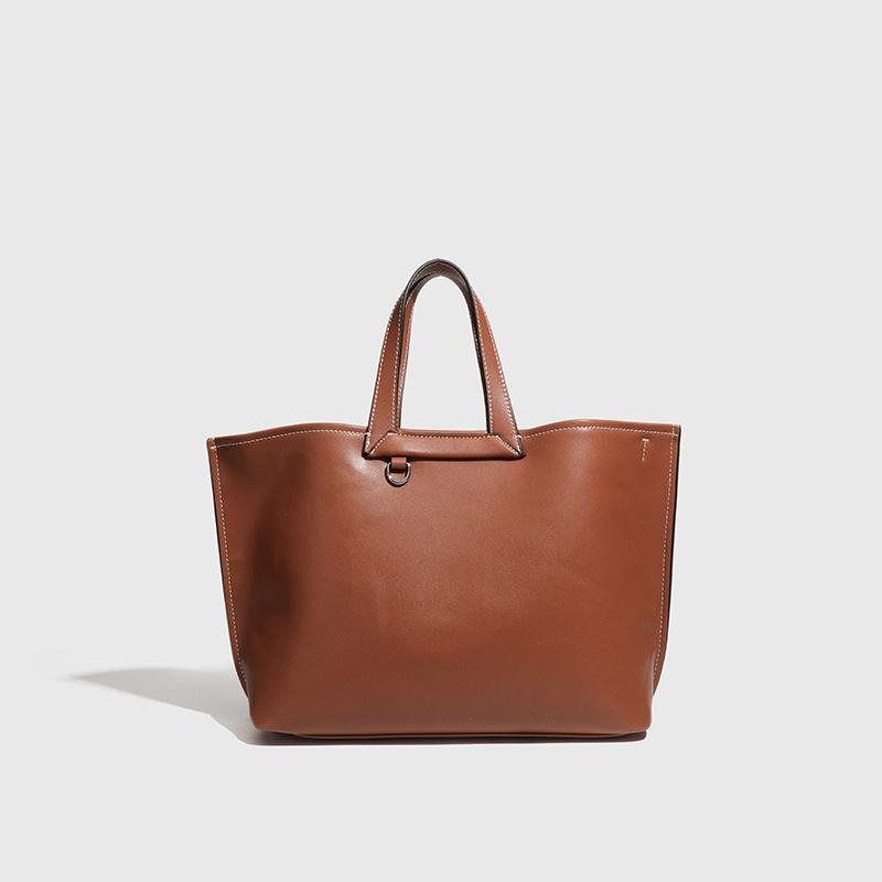 Ladies' Summer New Niche High-end Handbag Fashionable Commuting Large Capacity Single Shoulder Crossbody Casual Tote Bag