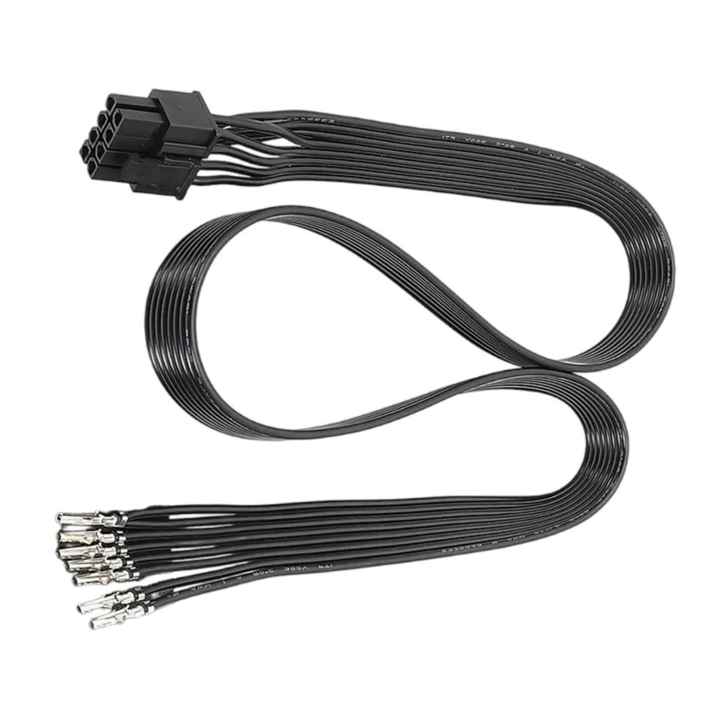 High Efficiency 8Pin (6+2) Male PCIe Cable Male PCIExpress Power Cable for Graphics Card Tinned Copper Cores Wire