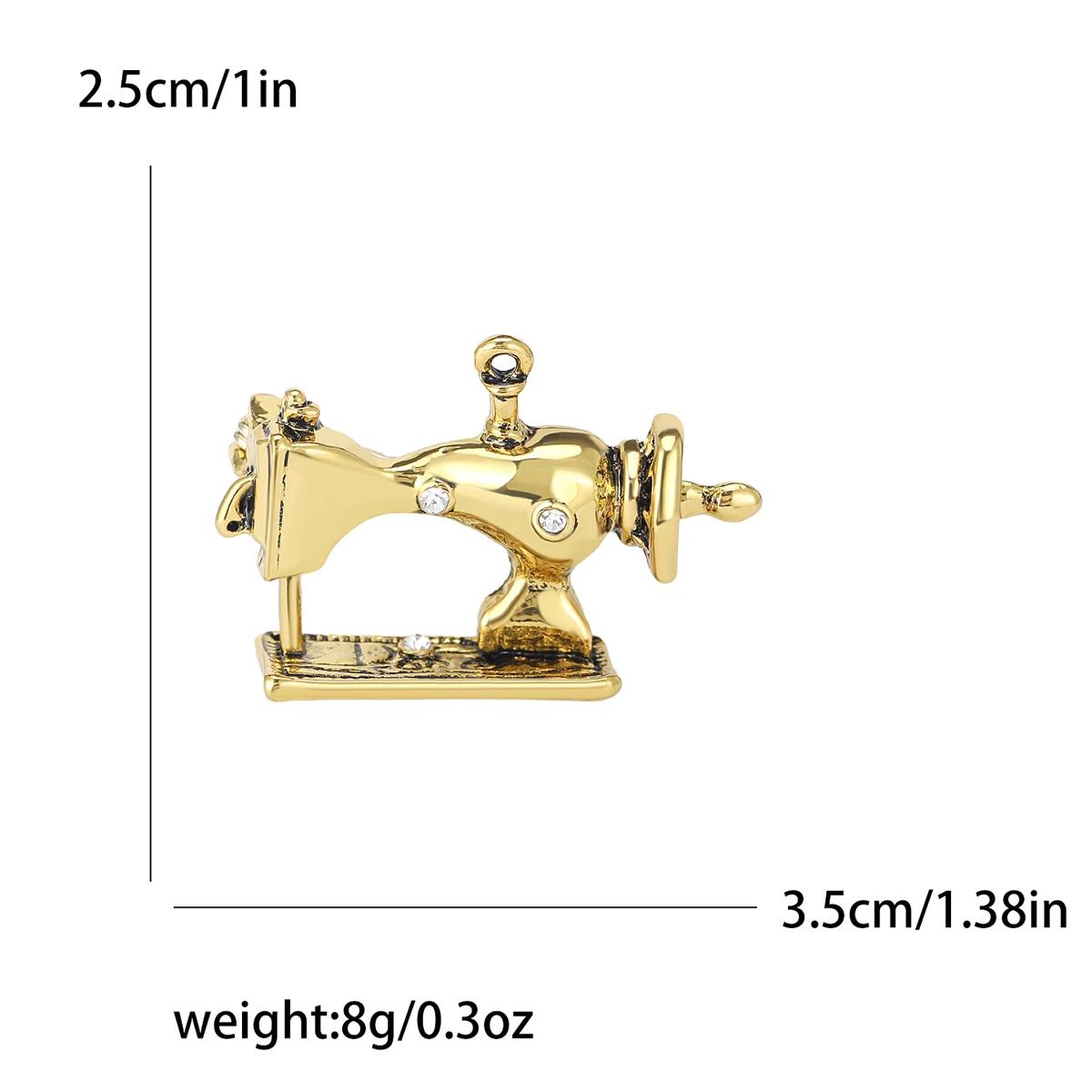 

Эмалевые броши для швейной машины для женщин, унисекс, жемчужные булавки для швейных инструментов, банкетные вечеринки, рюкзаки, подарки, ювелирные аксессуары