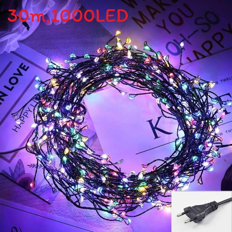String Christmas Led Lights With Copper Wire For Indoor Outdoor Decor Holiday