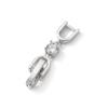 3 PCS White Gold Bracelet Extender Clasp Jewelry Extenders for Bracelets  Bracelet