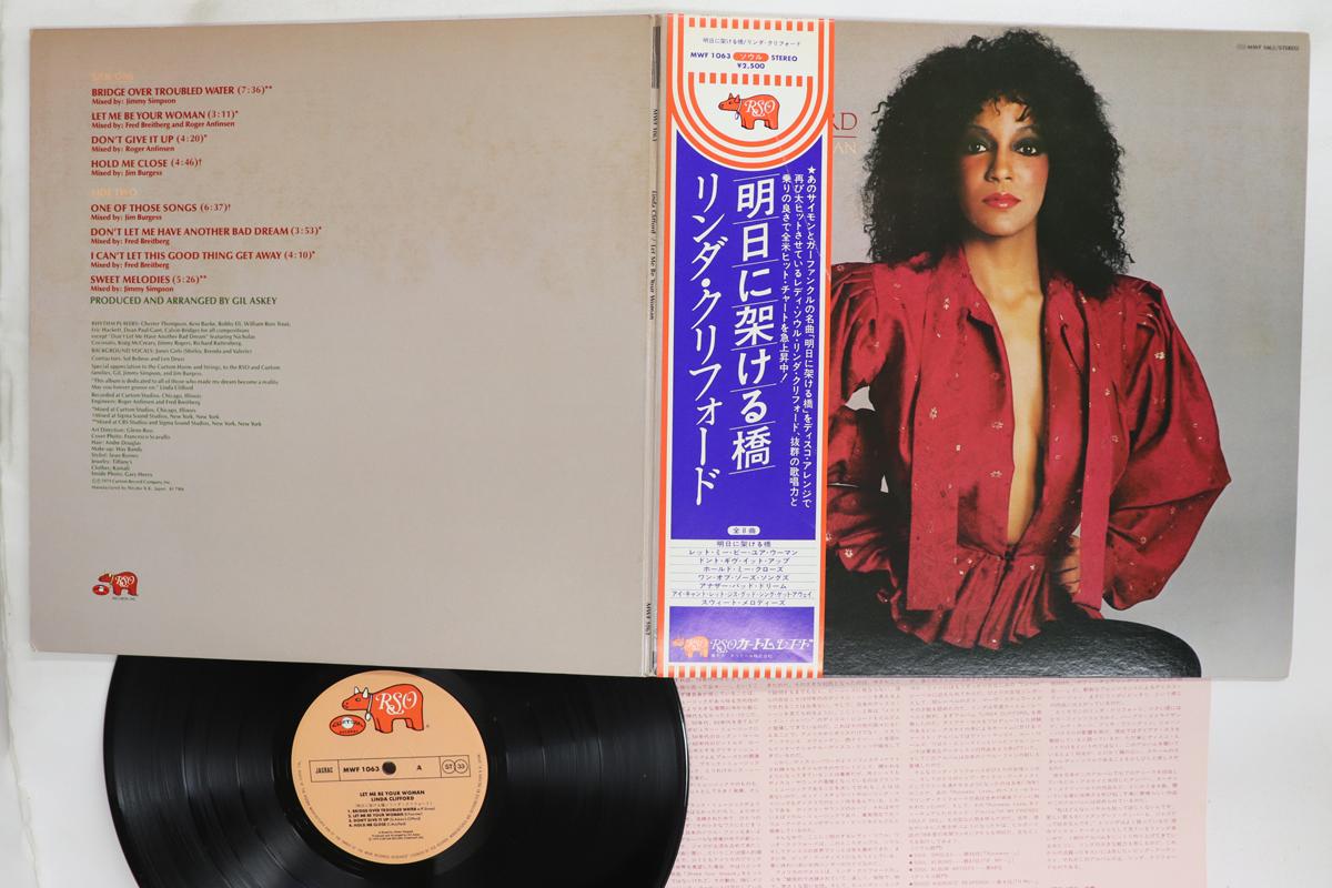 LP Record LINDA CLIFFORD Let Me Be Your Woman MWF1063 RSO 1979 Japan Obi SoulFunk Used