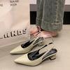 Summer New Pointed High Heels Women's Sandals Casual Shallow Mouth Shoe Fashion Elegant Ladies Shoes Zapatillas Mujer