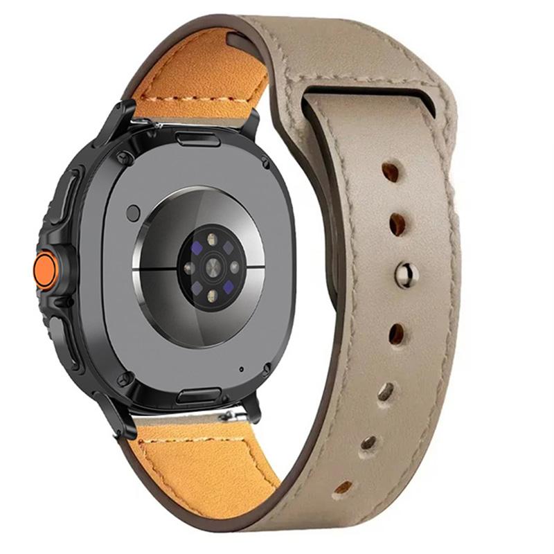 Pro Samsung Galaxy Watch 8 classic Řemínek 46mm 44mm 40mm Ultra 47mm Náhradní pásek Kožený náramek correa Galaxy Watch 8 Řemínek