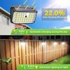 Solar Lights Outdoor,176 LED Super Bright Motion Sensor Lights Waterproof Security Light for Fence Yard Door Patio Garage Step