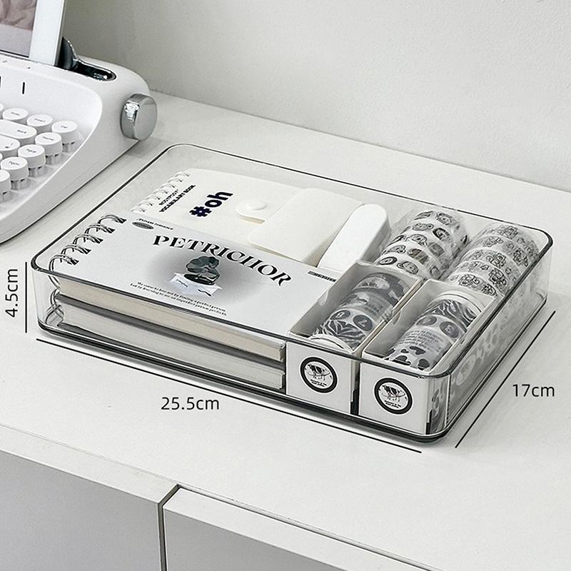 * New Sale Stackable Acrylic Drawer Organizer Adjustable Divider Trays For Cosmetics Modular Makeup Storage Box
