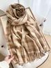 Autumn Winter Women Knitted Scarf Lady Men Sweet Preppy Casual Plaid Tassel Scarve Wrap Shawl Femme Male Unisex Fashion New