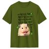Casual T Shirt Summer Cute Hamster Meme Hippie T Shirts Cotton Tee Shirt For Unisexs Aesthetic Pattern Short Sleeve Top Tees