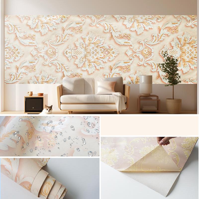 

Ретро водонепроницаемые влагостойкие обои утолщенные самоклеящиеся обои для ремонта стен 45cm*9m