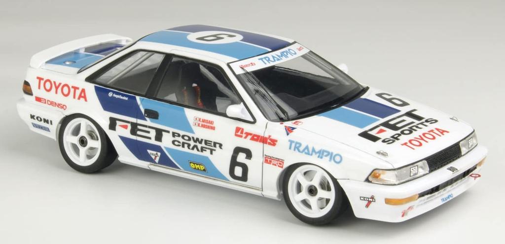 Racing Series Toyota Corolla Levin AE92 1989 JTC SUGO Plastic Model PN24039 Molded Color PLATZ/NuNu 1/24