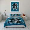 Skull, pirate hat, ocean waves. Bedding sets Duvet cover sets Duvet covers Pillowcases(1 * Duvet Cover 2 * Pillowcases without duvet insert)