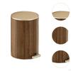 Koš na odpadky s dřevěným dekorem, elegantní přenosný koš na toaletní papír, odpadkový koš pro