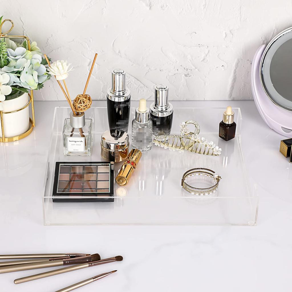 Sumnacon File Tray, Document Tray, Desk Tray, Letter Organizer, Clear Acrylic, Set of 1