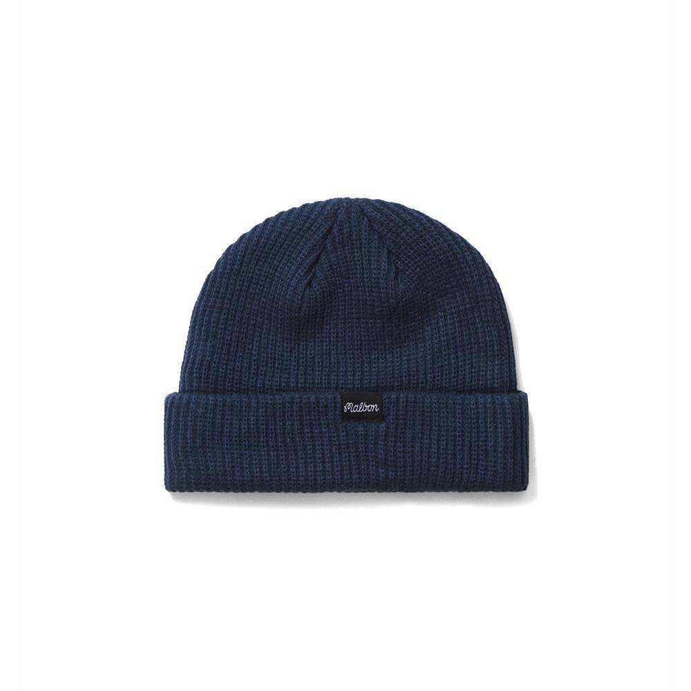 MALBON GOLF [Ghostface Killah] Cuff Beanie Navy