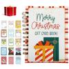 Keepsake College Survival Gift Card Book Christmas Festive Card Organizer  for Her-Him-Friends-Son